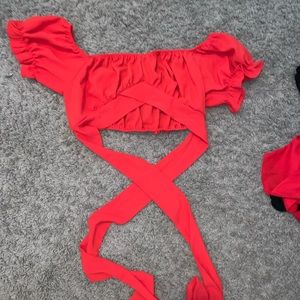 red tie top